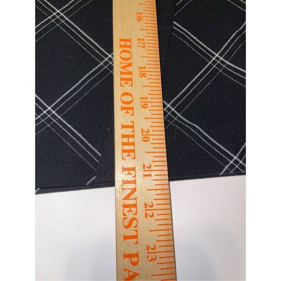 Alfani Womens Pencil Cut Straight Skirt Black Pull On Abstract Size 12 Petite A3 - Picture 4 of 6